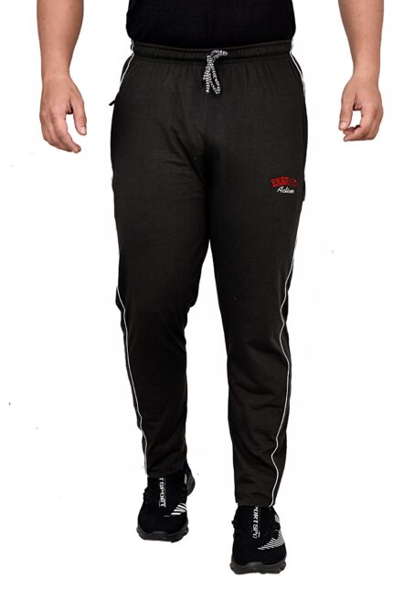 Wholesale Men's Solid Trackpants RDE-44 ,Color-Black